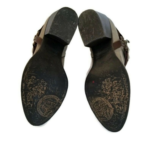 Kohls Sonoma Women's Biker Brown Ankle Boots Sz 8 - Picture 8 of 9